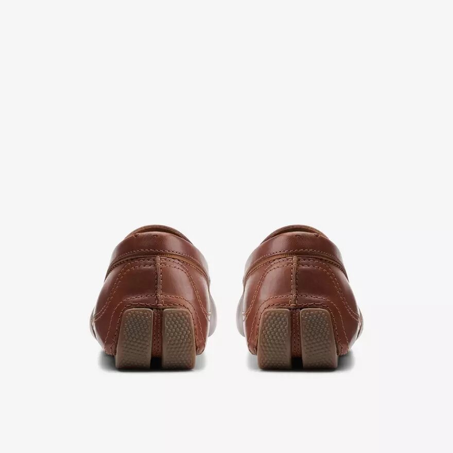 Markman Plain donkerbruine leren mocassin-Loafer voor heren Markman Plain donkerbruine leren mocassin-Loafer voor heren
