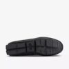 Markman Plain zwarte leren driver-Loafers voor heren Markman Plain zwarte leren driver-Loafers voor heren
