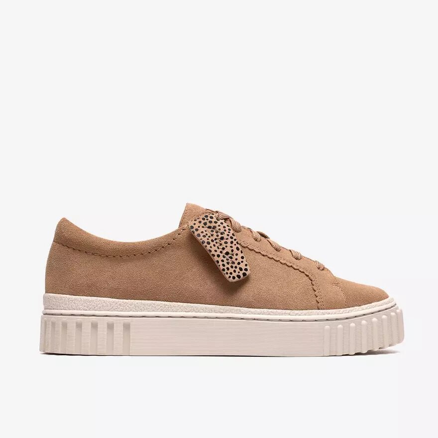 Mayhill Wandelschoenen beige suède Sneakers voor dames Mayhill Wandelschoenen beige suède Sneakers voor dames