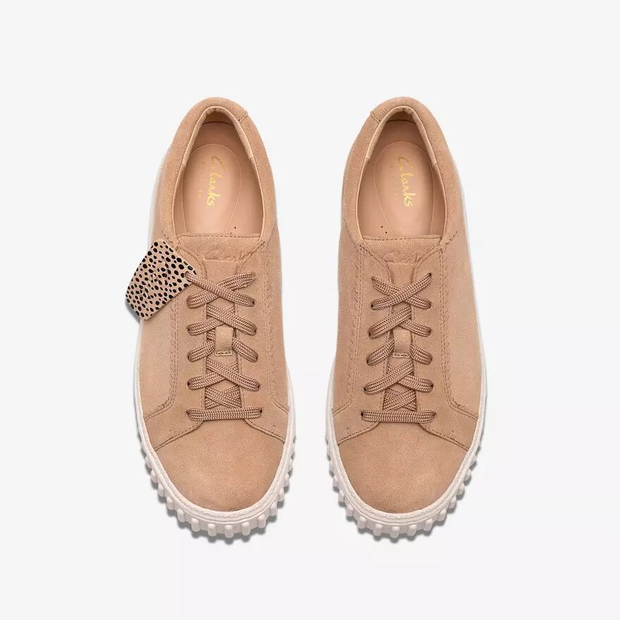 Mayhill Wandelschoenen beige suède Sneakers voor dames Mayhill Wandelschoenen beige suède Sneakers voor dames