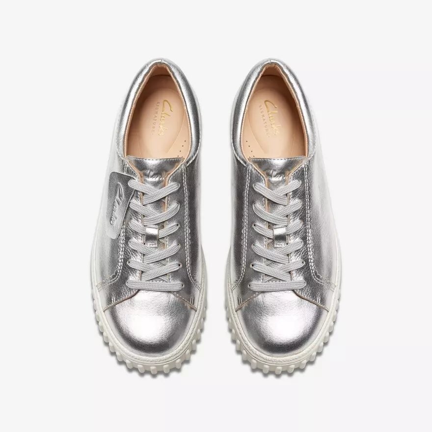 Mayhill Wandelschoenen zilver metallic damessneaker (VS) Mayhill Wandelschoenen zilver metallic damessneaker (VS)