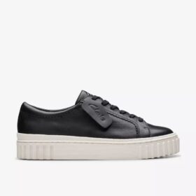 Mayhill Wandelschoenen zwarte leren Sneakers voor dames