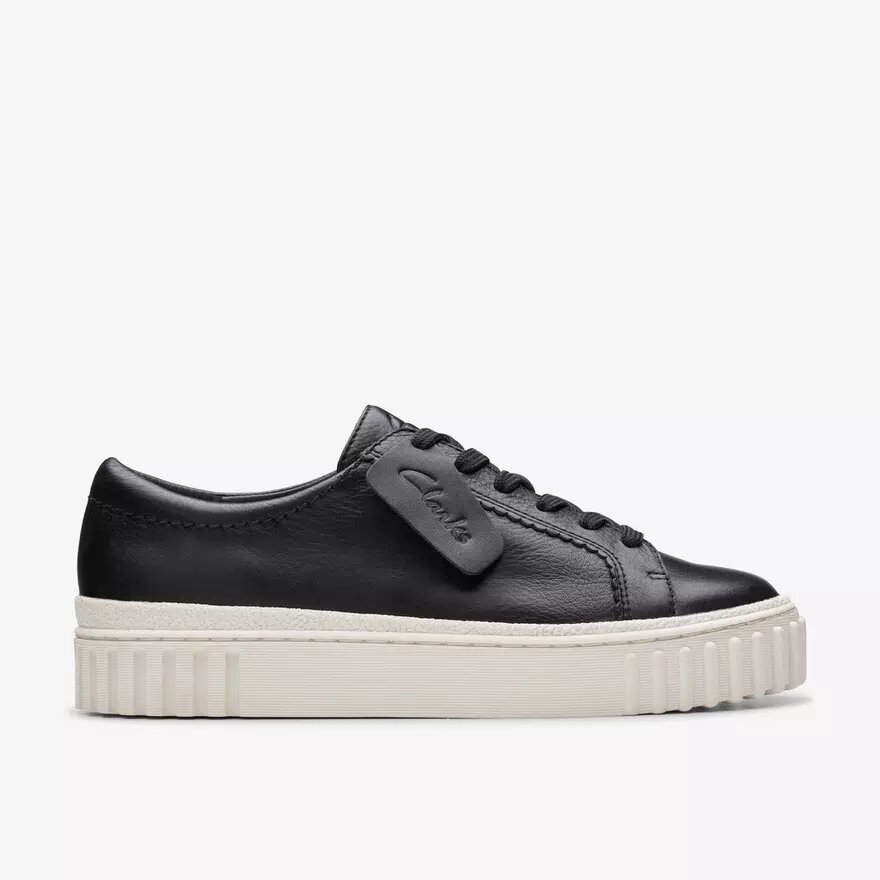 Mayhill Wandelschoenen zwarte leren Sneakers voor dames Mayhill Wandelschoenen zwarte leren Sneakers voor dames