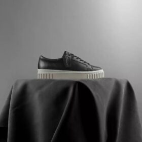 Mayhill Wandelschoenen zwarte leren Sneakers voor dames