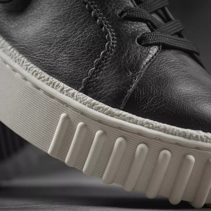 Mayhill Wandelschoenen zwarte leren Sneakers voor dames Mayhill Wandelschoenen zwarte leren Sneakers voor dames