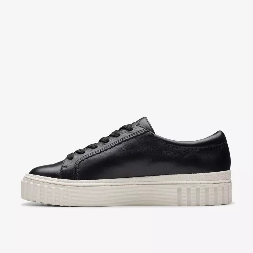 Mayhill Wandelschoenen zwarte leren Sneakers voor dames Mayhill Wandelschoenen zwarte leren Sneakers voor dames