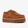 Meare Walla Mid tan suède Wallabees voor dames