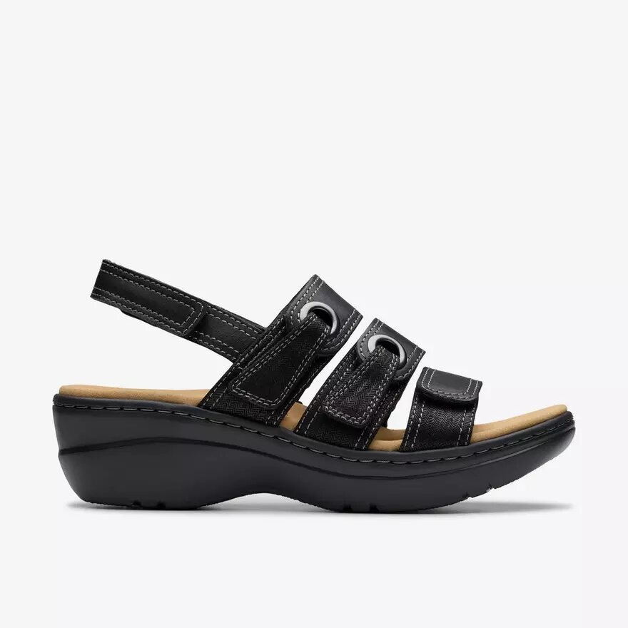 Merliah2 Bali zwarte Wedges voor dames Merliah2 Bali zwarte Wedges voor dames