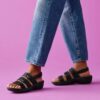Merliah2 Bali zwarte Wedges voor dames Merliah2 Bali zwarte Wedges voor dames