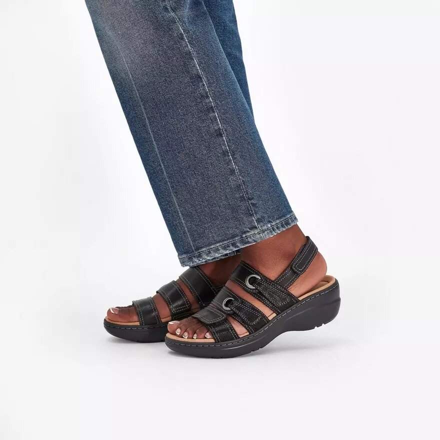 Merliah2 Bali zwarte Wedges voor dames Merliah2 Bali zwarte Wedges voor dames