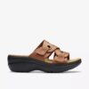 Merliah2 Cove tan leren Wedges voor dames Merliah2 Cove tan leren Wedges voor dames