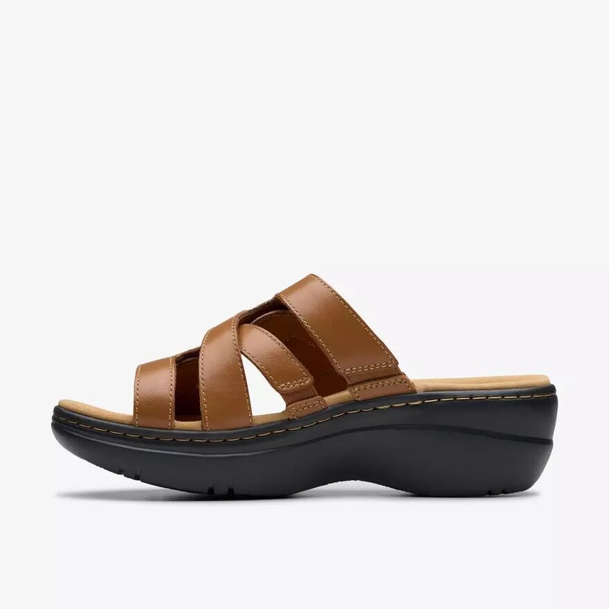 Merliah2 Cove tan leren Wedges voor dames Merliah2 Cove tan leren Wedges voor dames