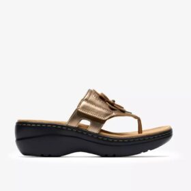 Merliah2 Kyla gouden metallic Wedges voor dames