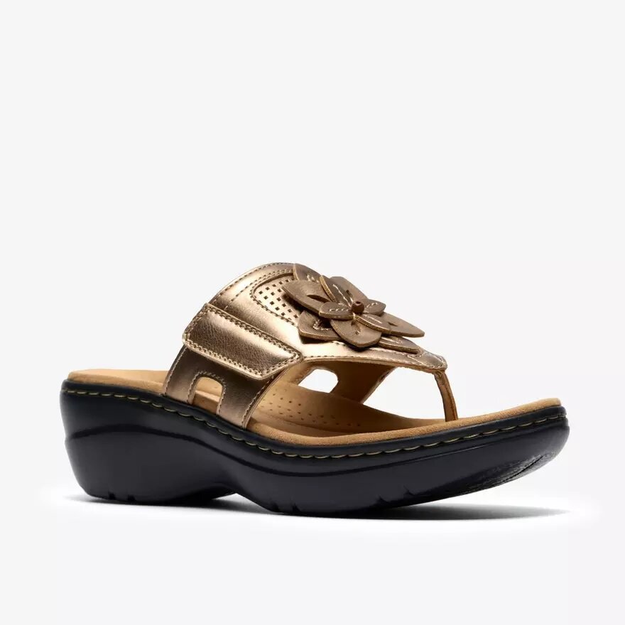 Merliah2 Kyla gouden metallic Wedges voor dames Merliah2 Kyla gouden metallic Wedges voor dames