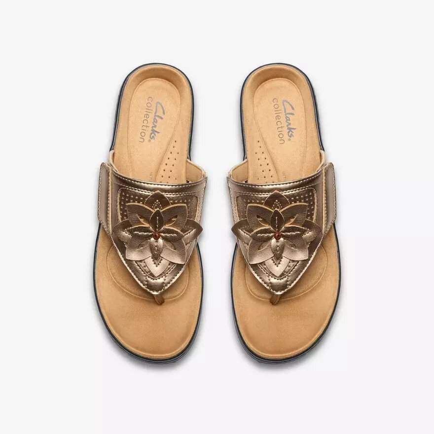 Merliah2 Kyla gouden metallic Wedges voor dames Merliah2 Kyla gouden metallic Wedges voor dames