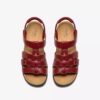 Merliah2 Ruby Red leren Wedges voor dames Merliah2 Ruby Red leren Wedges voor dames