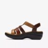 Merliah2 Ruby Tan combinatie-Wedges voor dames