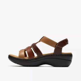 Merliah2 Ruby Tan combinatie-Wedges voor dames