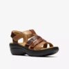 Merliah2 Ruby Tan combinatie-Wedges voor dames