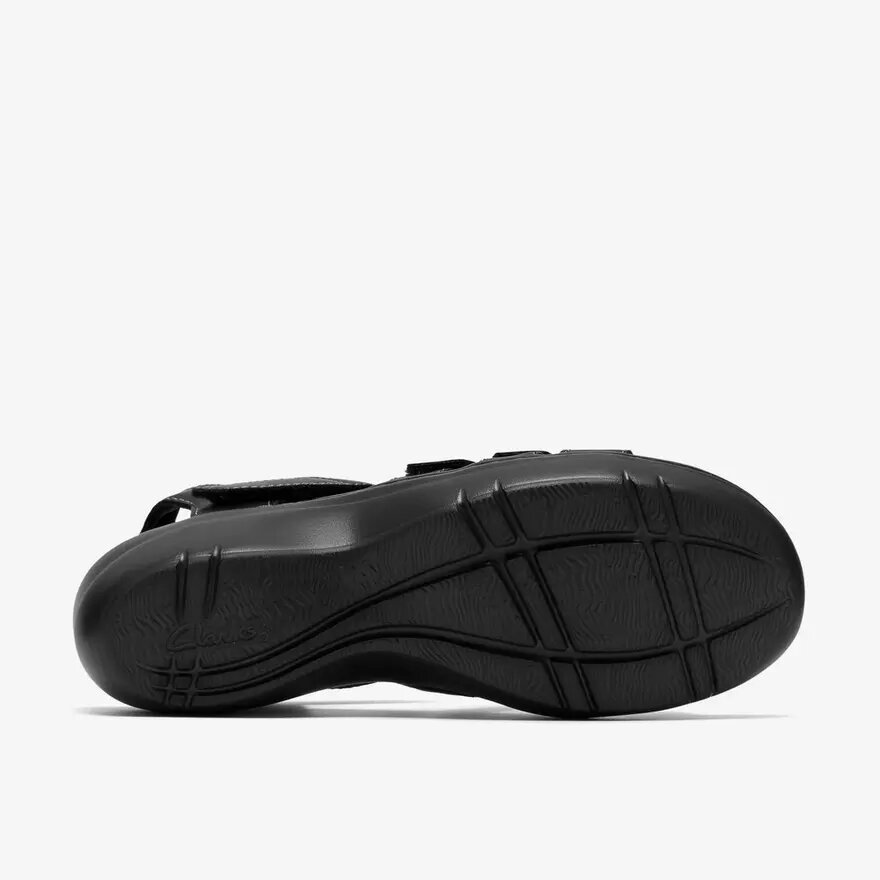Merliah2 Ruby zwarte leren Wedges voor dames Merliah2 Ruby zwarte leren Wedges voor dames