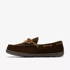 Michel Rise bruine Slippers voor heren