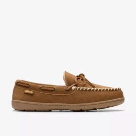 Michel Rise cognackleurige herenslippers
