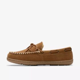 Michel Rise cognackleurige herenslippers