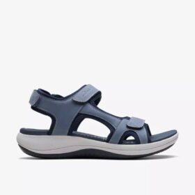 Mira Bay Denimblauwe Cloudsteppers™-sandalen met bandjes voor dames