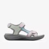 Mira Bay grijze/groene Sandalen met bandjes voor dames Mira Bay grijze/groene Sandalen met bandjes voor dames
