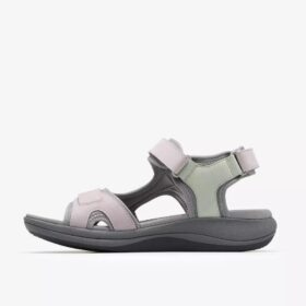 Mira Bay grijze/groene Sandalen met bandjes voor dames Mira Bay grijze/groene Sandalen met bandjes voor dames