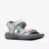 Mira Bay grijze/groene Sandalen met bandjes voor dames Mira Bay grijze/groene Sandalen met bandjes voor dames