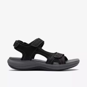 Mira Bay zwarte Cloudsteppers™-sandalen met bandjes voor dames