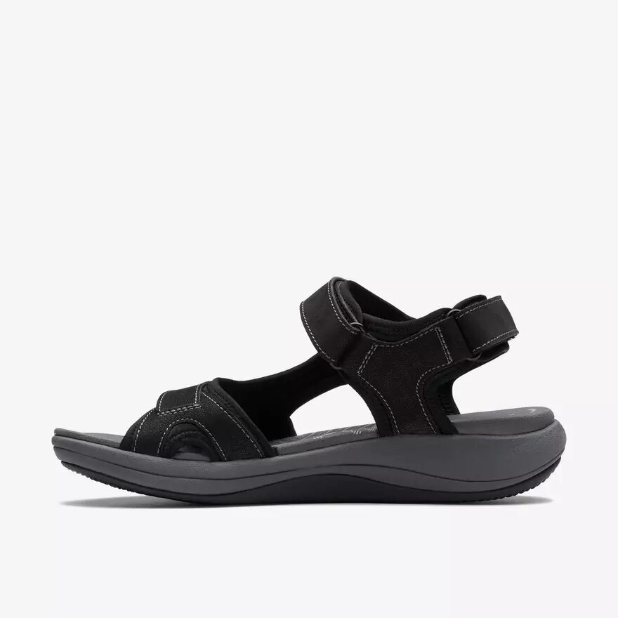 Mira Bay zwarte Cloudsteppers™-sandalen met bandjes voor dames Mira Bay zwarte Cloudsteppers™-sandalen met bandjes voor dames