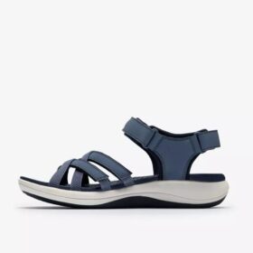 Mira Shore marineblauwe Sandalen met bandjes voor dames