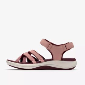 Mira Shore-sandalen met bandjes voor dames in kastanjebruin