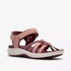 Mira Shore-sandalen met bandjes voor dames in kastanjebruin Mira Shore-sandalen met bandjes voor dames in kastanjebruin