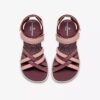 Mira Shore-sandalen met bandjes voor dames in kastanjebruin Mira Shore-sandalen met bandjes voor dames in kastanjebruin