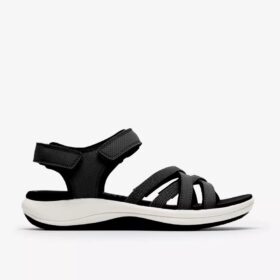 Mira Shore zwarte Sandalen met bandjes voor dames
