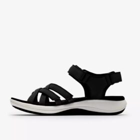 Mira Shore zwarte Sandalen met bandjes voor dames