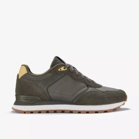 Molland Go olijfgroene combinatiesneakers voor heren