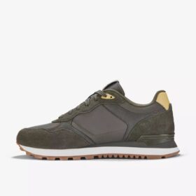 Molland Go olijfgroene combinatiesneakers voor heren