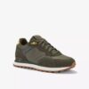 Molland Go olijfgroene combinatiesneakers voor heren
