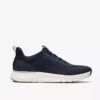 Motion Trek Lt Navy gebreide herensneakers