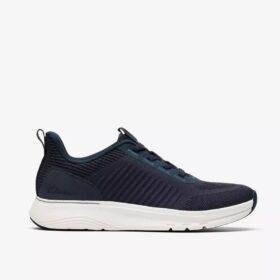 Motion Trek Lt Navy gebreide herensneakers Motion Trek Lt Navy gebreide herensneakers