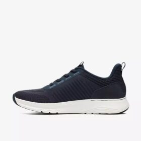 Motion Trek Lt Navy gebreide herensneakers Motion Trek Lt Navy gebreide herensneakers