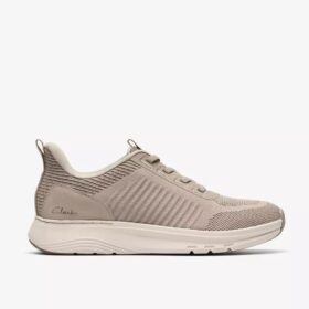Motion Trek Lt Sand gebreide herensneakers