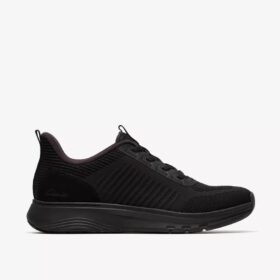 Motion Trek Lt zwarte gebreide herensneakers