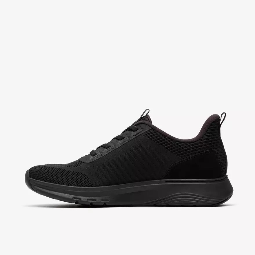 Motion Trek Lt zwarte gebreide herensneakers Motion Trek Lt zwarte gebreide herensneakers