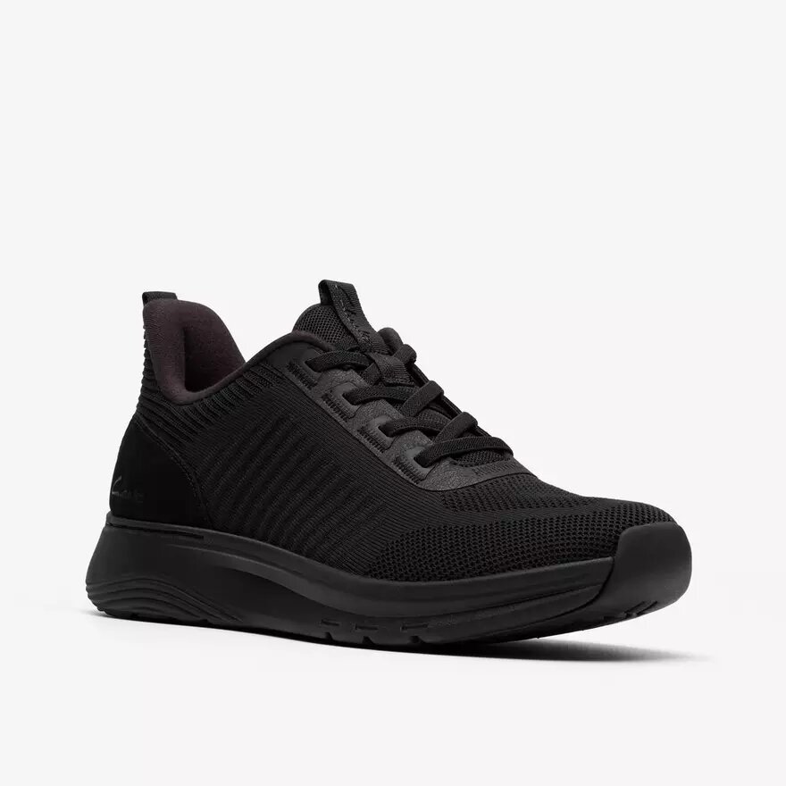 Motion Trek Lt zwarte gebreide herensneakers Motion Trek Lt zwarte gebreide herensneakers
