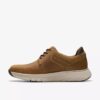 Motion Trek Pt donkerbruine leren Sneaker voor heren